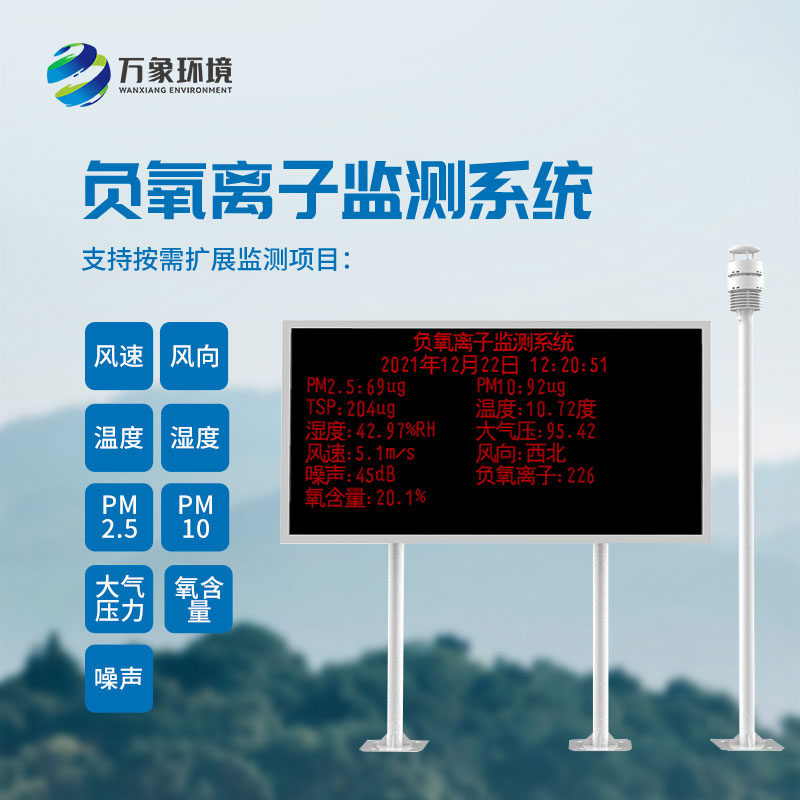 ??負(fù)氧離子自動(dòng)監(jiān)測站安裝的重要意義