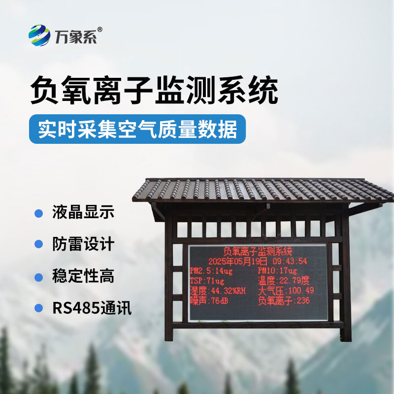 負氧離子監測站